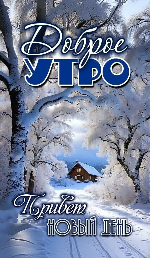 Доброе утро
Привет новый день