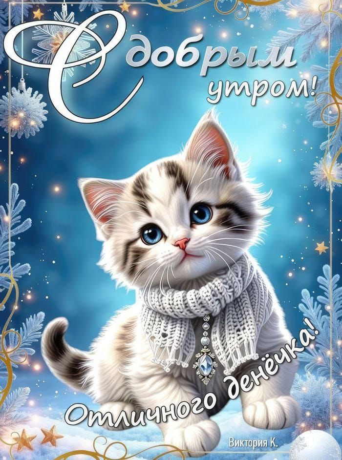 Добрый утром! Отличного денёчка! Виктория К.