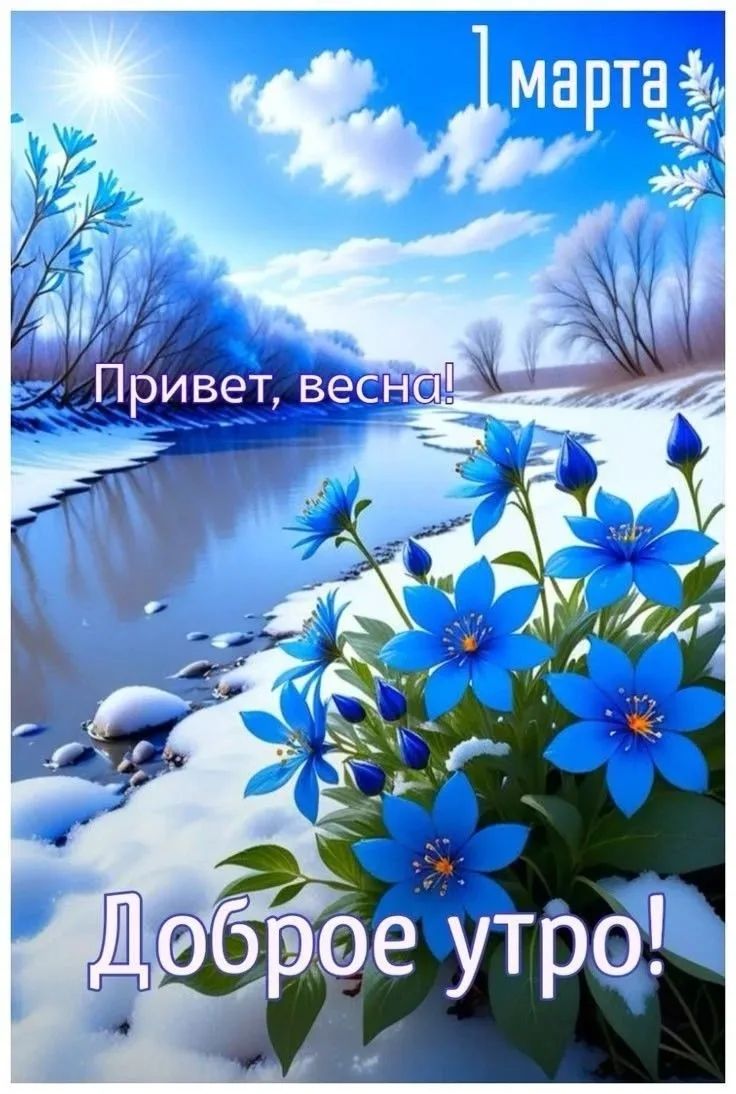 1 марта Привет, весна! Доброе утро!