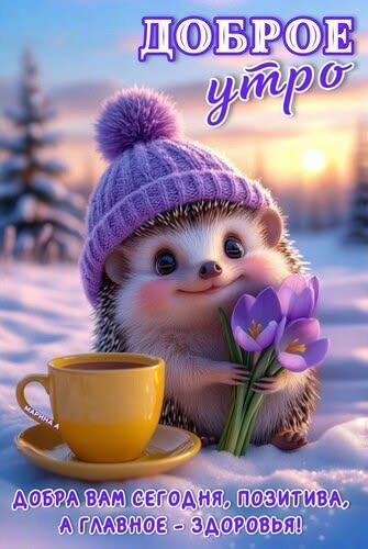 Доброе утро
Добра вам сегодня, позитива, а главное - здоровья!