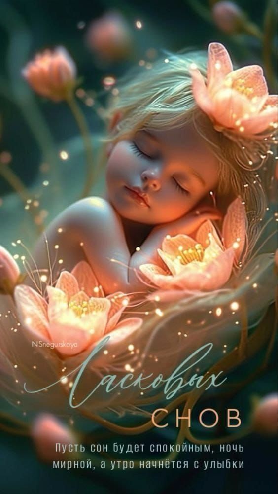 Счастливых снов\nПусть сон будет спокойным, ночь мирной, а утро начнётся с улыбки