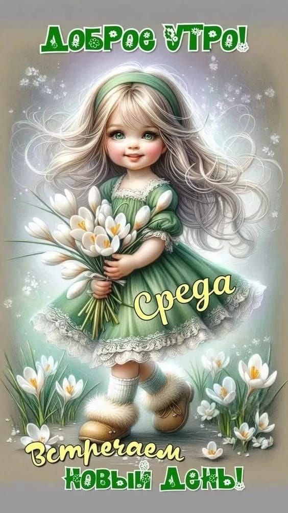 Доброе утро! Среда
Встречаем новый день!