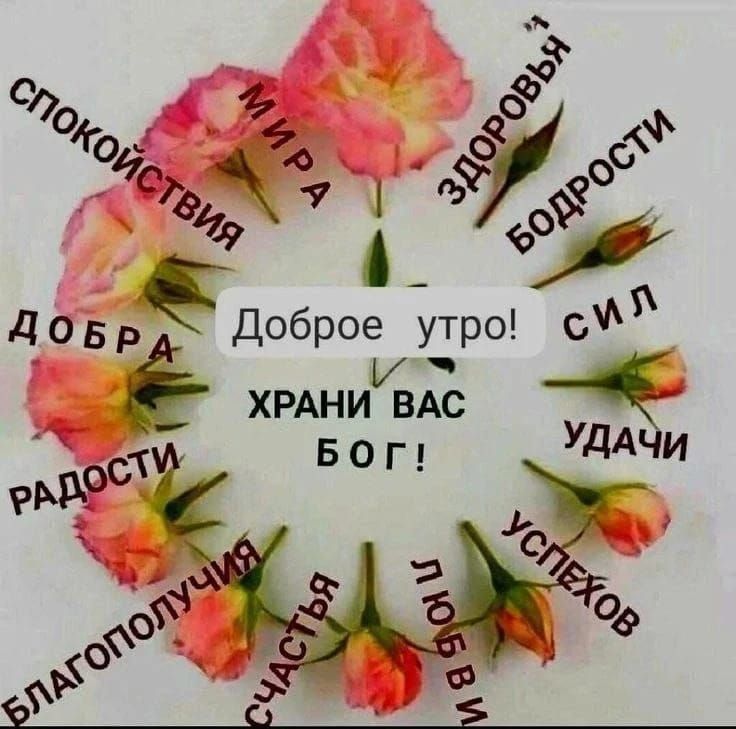 Доброе утро! ХРАНИ ВАС БОГ!