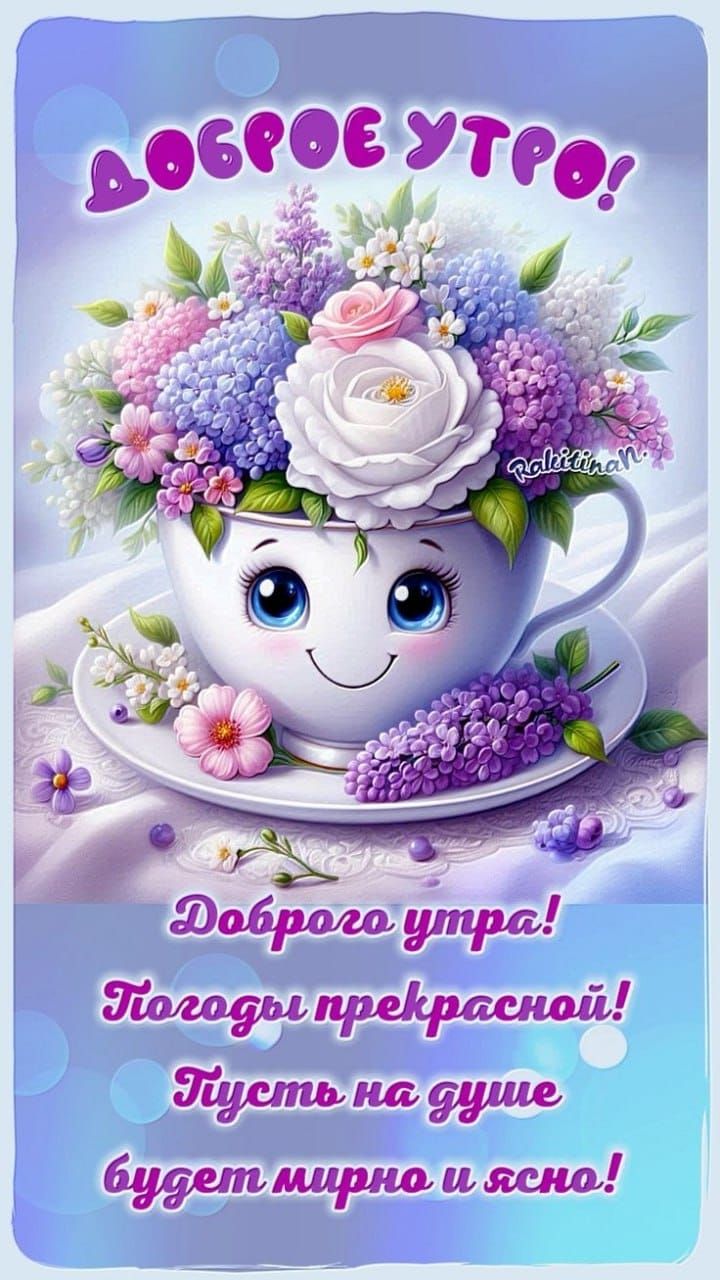 ДОБРОЕ УТРО! Доброго утра! Погоды прекрасной! Пусть на душе будет мирно и ясно!