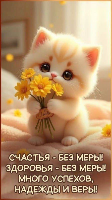 СЧАСТЬЯ - БЕЗ МЕРЫ! ЗДОРОВЬЯ - БЕЗ МЕРЫ! МНОГО УСПЕХОВ, НАДЕЖДЫ И ВЕРЫ!