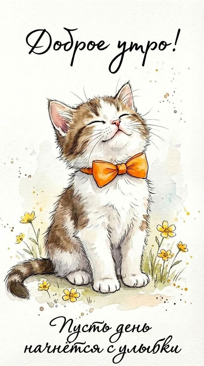 Доброе утро! Пусть день начнется с улыбки