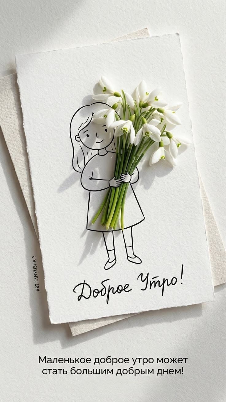 ART TANYUSHA S Доброе Утро! Маленькое доброе утро может стать большим добрым днем!