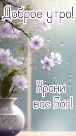 Доброе утро! Храни вас Бог!
