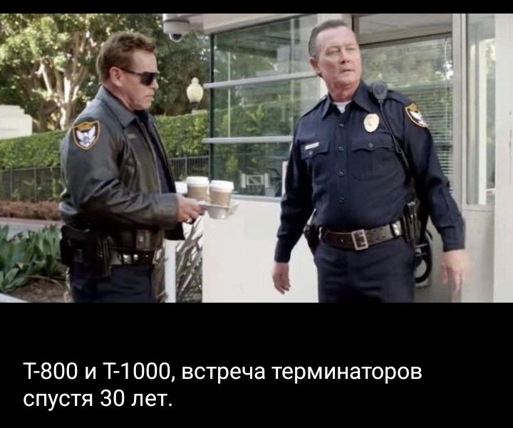 Т 800 и Т 1000 встреча терминаторов спустя 30 лет