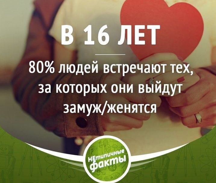 7 П 80 людей встречают тех за которых они выйдут замужженятся