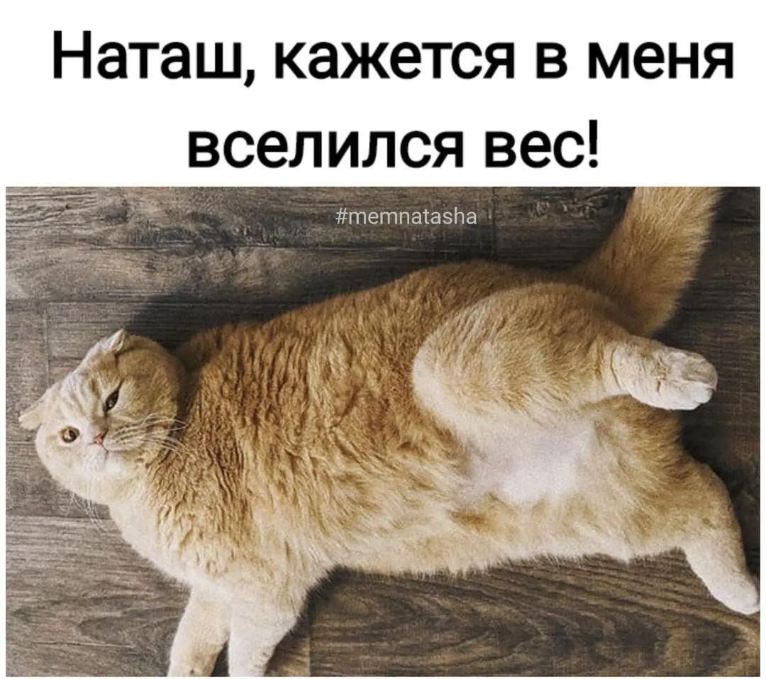 Наташ кажется в меня вселился вес