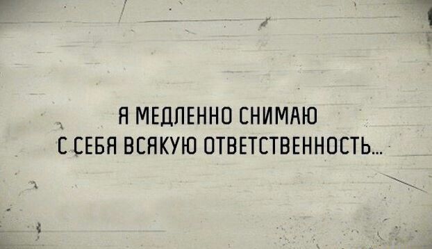 Я МЕЦПЕННО ЕНИМАЮ СЕБЯ ВСЯКУЮ ОТВЕТСТВЕННОСТЬ