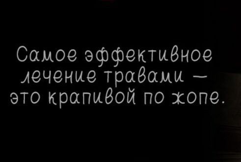 Самое эффектыёное лечение траВами это крапивой по хопе