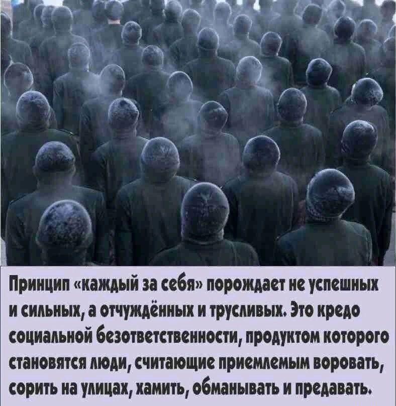14 _ г г П 1 д дд Принцип ижшй и себя порождает ие успешных и сильных опущёииых м труцивых Это кредо социальной бсаотптшеииоттм продуктом которого тіиоикя моди считающие приемлемым воровать сорить ип улицах камин обманы ять и продавать