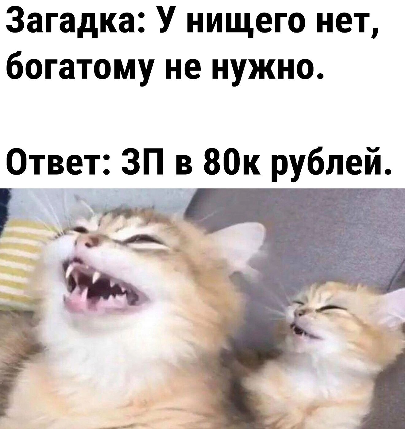 Загадка У нищего нет богатому не нужно Ответ ЗП 80к рублей
