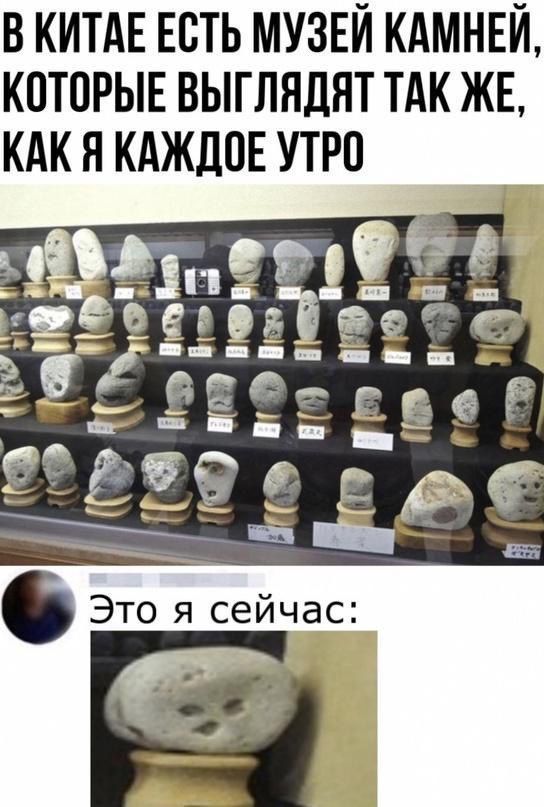 В КИТАЕ ЕСТЬ МУЗЕЙ КАМНЕЙ КПТОРЫЕ ВЫГЛЯДЯТ ТАК ЖЕ КАК Я КАЖДОЕ УТРП то я сейчас