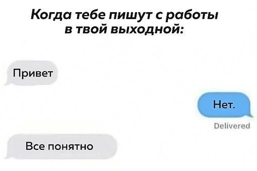 Когда тебе пишут работы в твой выходной Привет 11 и Все понятно