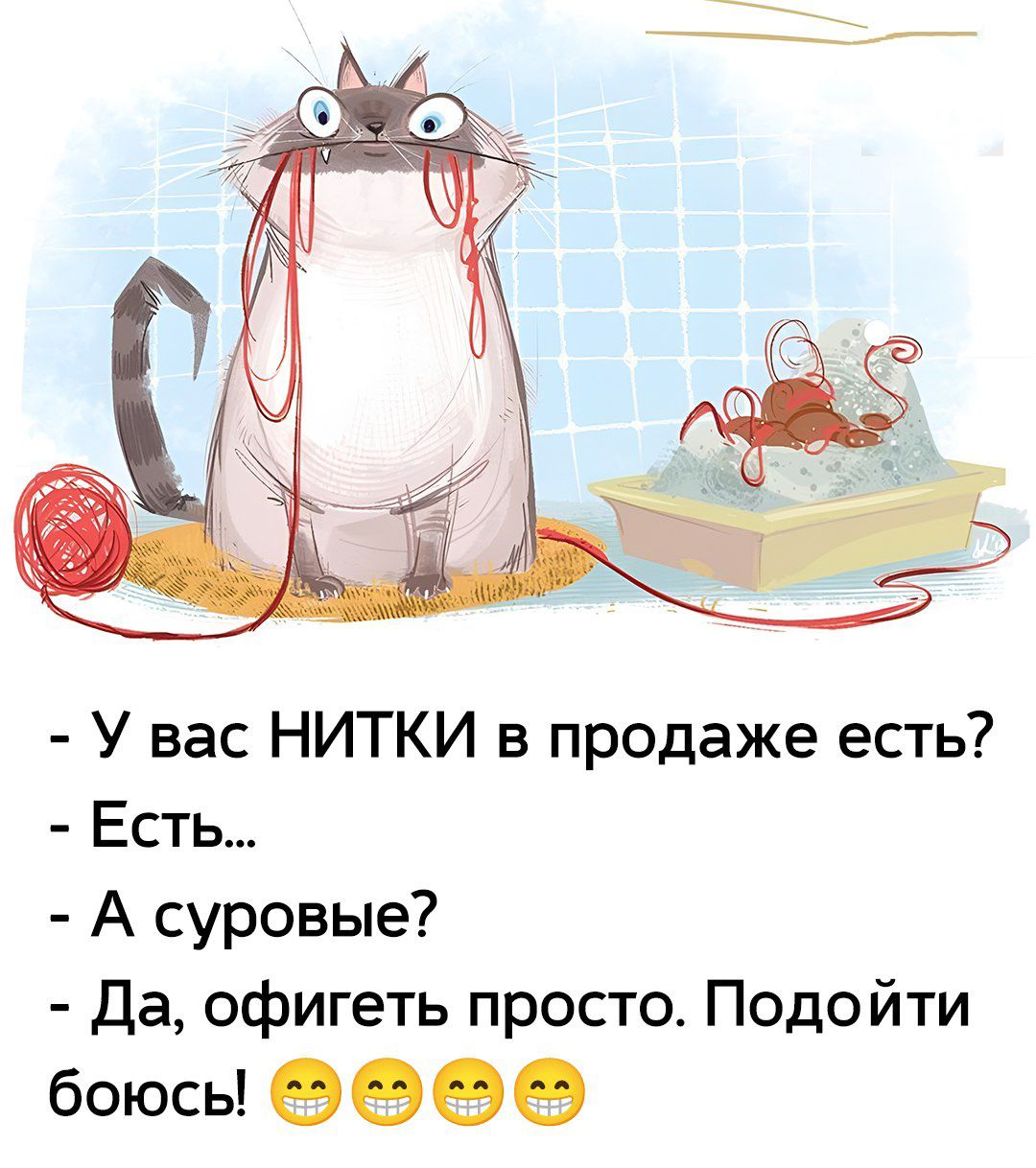 У вас НИТКИ в продаже есть Есть А суровые Да офигеть просто Подойти боюсы ЕЭ ЕЭ ЕЭ Е5