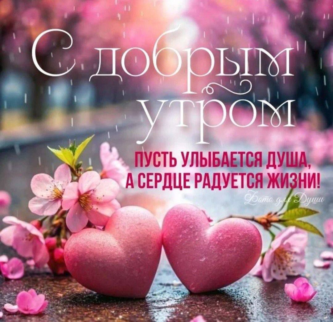 С добрым утром
Пусть улыбается душа, а сердце радуется жизни!