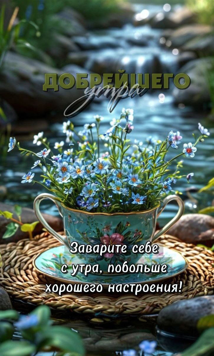 Добрейшего утра
Заварите себе с утра, побольше хорошего настроения!