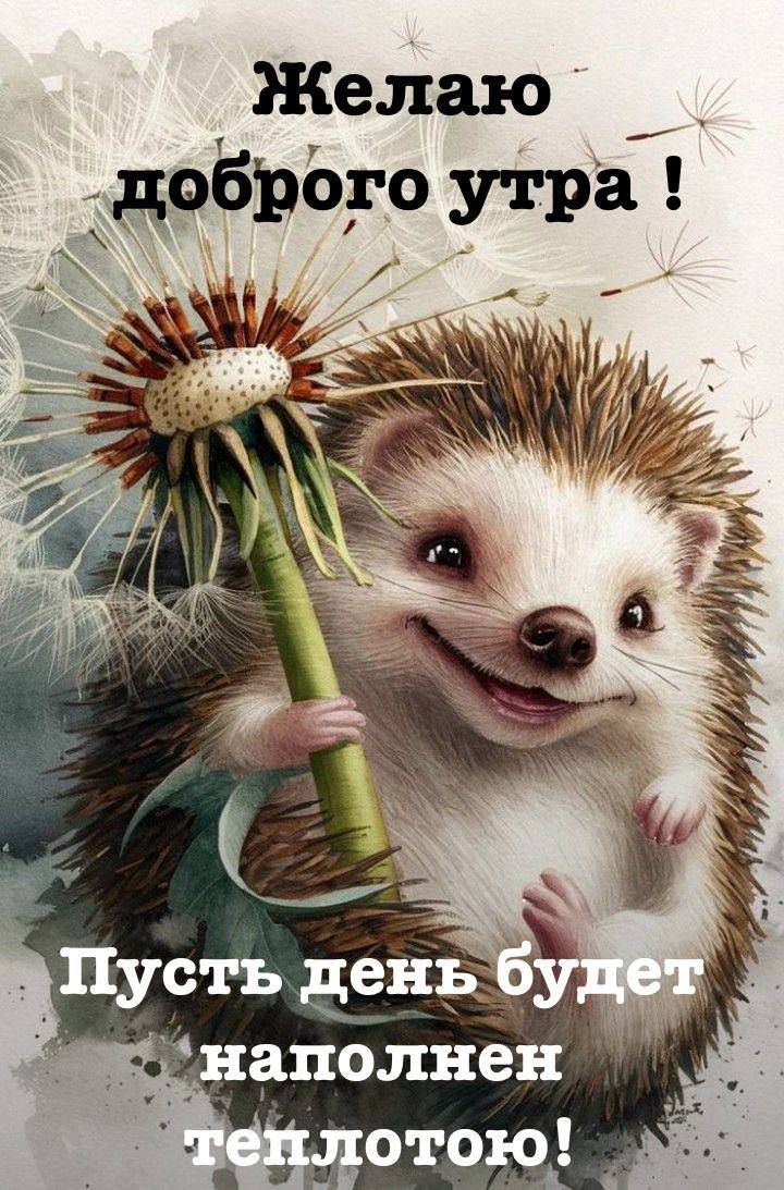 Желаю доброго утра ! Пусть день будет заполнен теплотой!