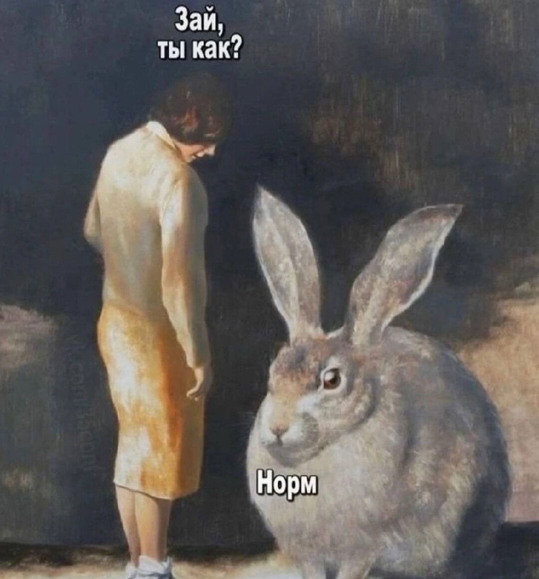 Зай, ты как? Норм