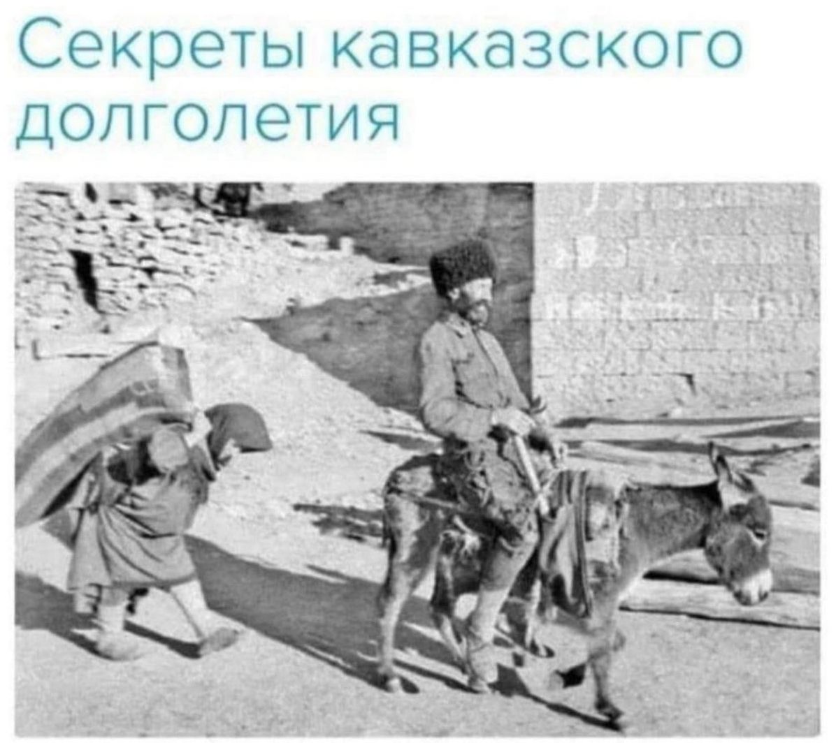 Секреты кавказского долголетия