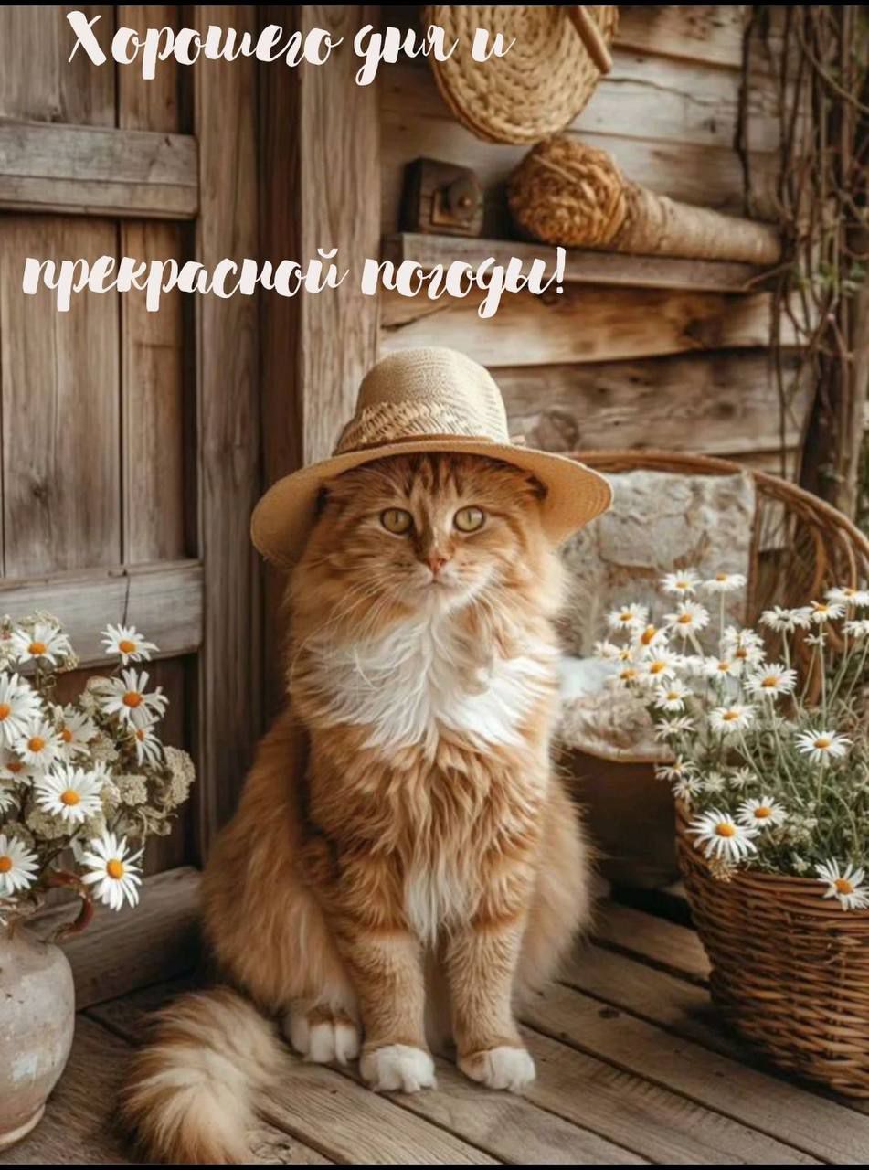 Хорошего дня и прекрасной погоды!
