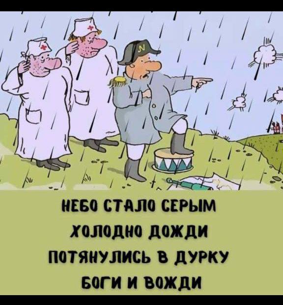 НЕБО СТАЛО СЕРЫМ ХОЛОДНО ДОЖДИ ПОТЯНУЛИСЬ В ДУРКУ БОГИ И ВОЖДИ