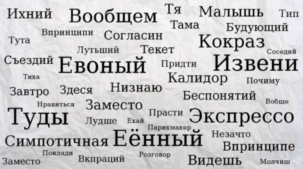 Вообще, Ты Малыш. Будущий Кокраз. Извини. Завтра Здеся Низнаю. Туды. Ейный. Экспрессо. Видешь.