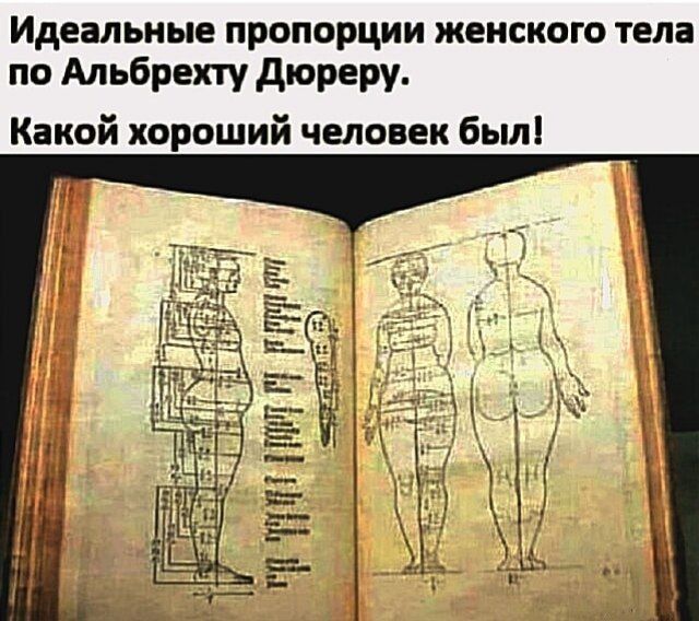 Идеальные пропорции женского тела по Альбрехту Дюреру.
Какой хороший человек был!