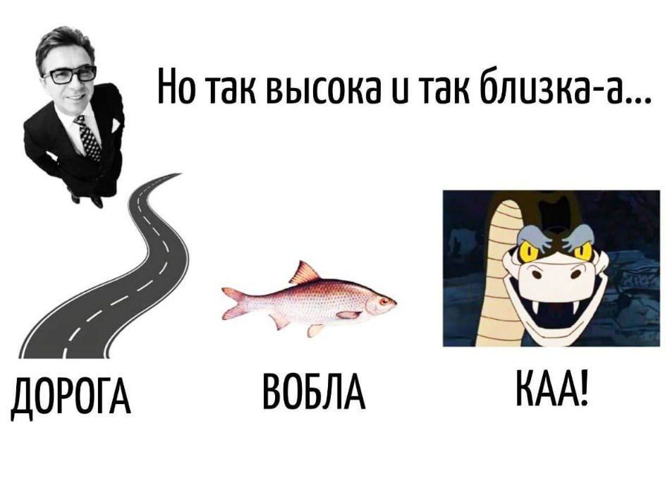 Но так высока и так близка-а... ДОРОГА ВОБЛА КАА!