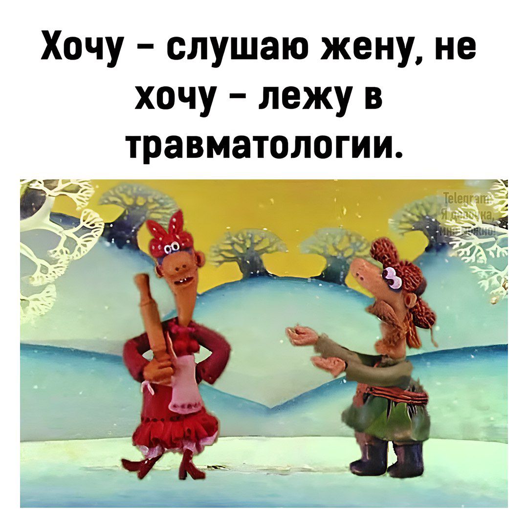 Хочу - слушаю жену, не хочу – лежу в травматологии.