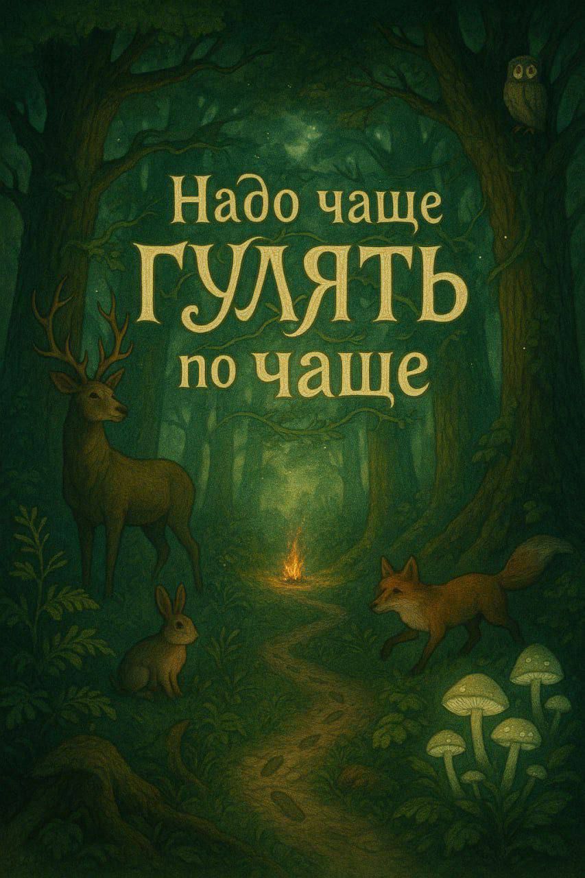 Надо чаще гулять по чаще