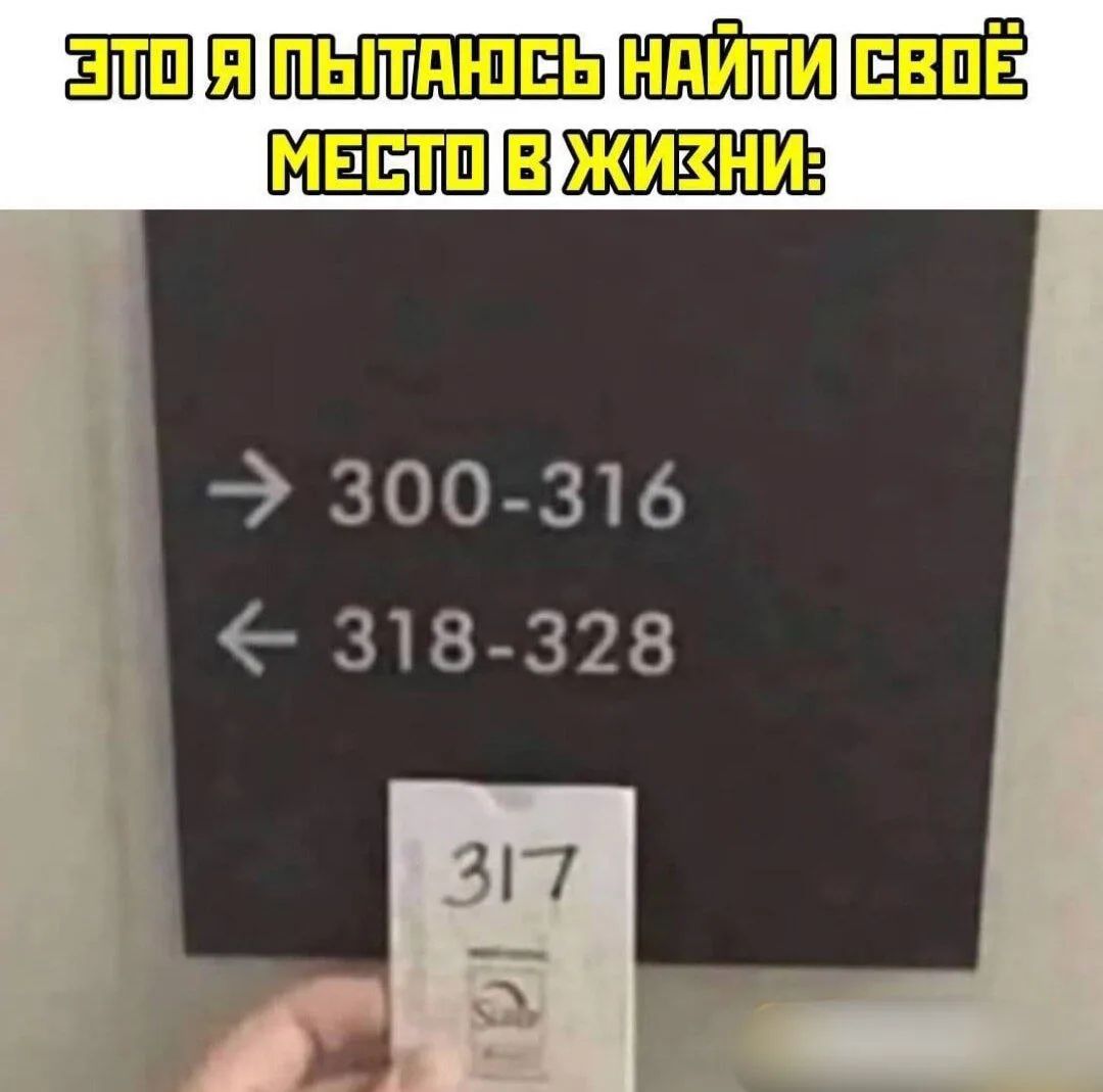 ЭТО Я ПЫТАЮСЬ НАЙТИ СВОЁ МЕСТО В ЖИЗНИ: → 300-316 ← 318-328 317