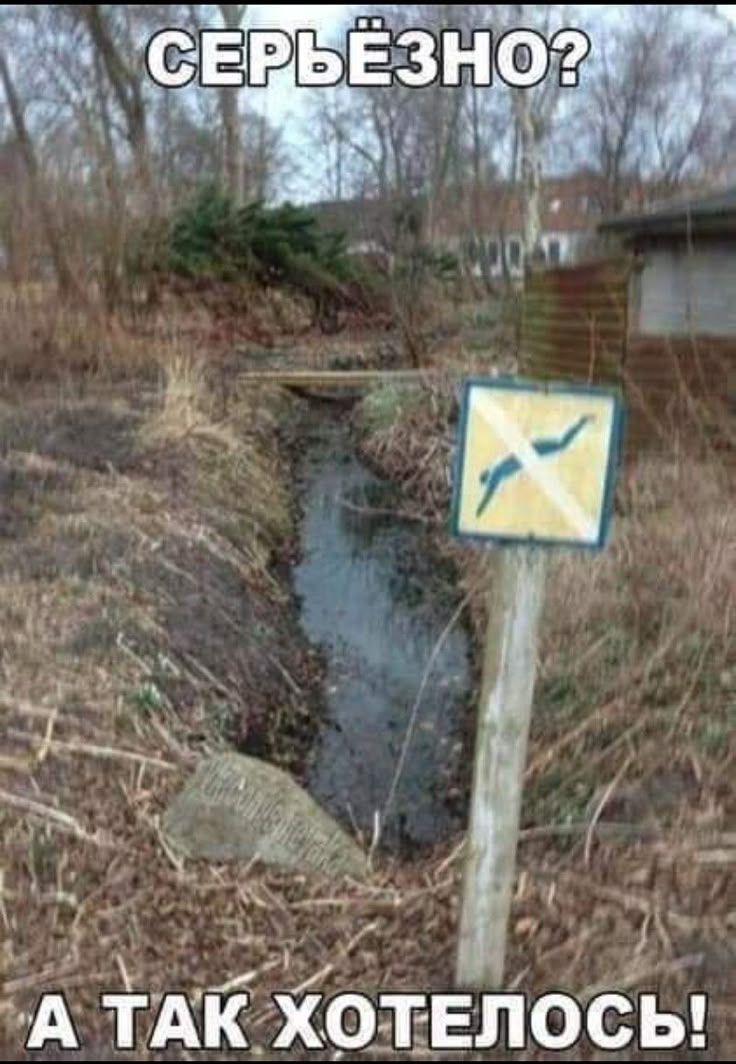 СЕРЬЁЗНО? А ТАК ХОТЕЛОСЬ!