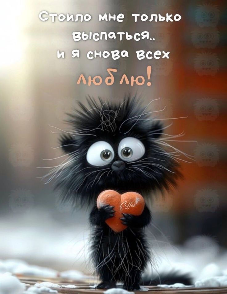 Стоило мне только выспаться.. и я снова всех люблю!