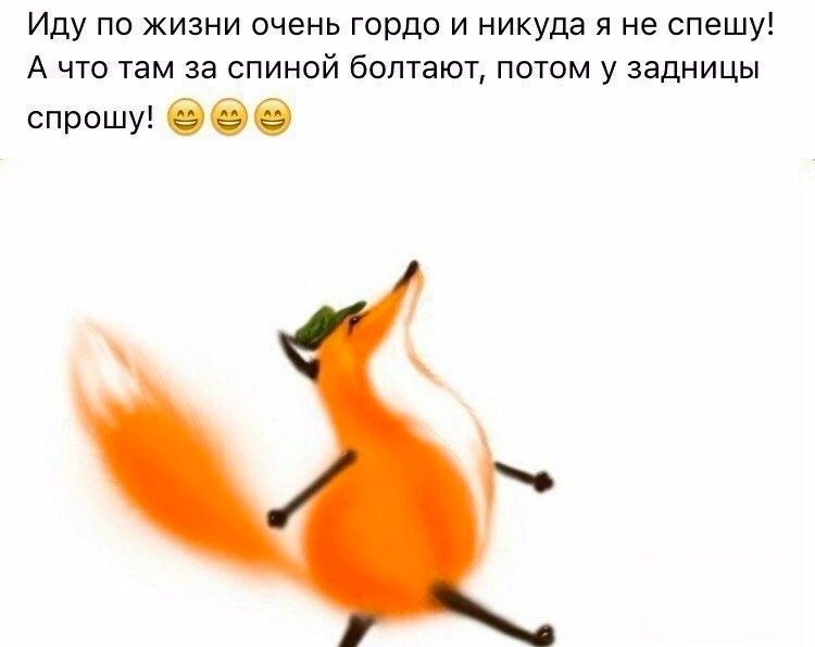 ИДУ ПО ЖИЗНИ ОЧЭНЬ Гордо И никуда Я не СПЭШУ А ЧТО ТЭМ за СПИНОЙ болтают ПОТОМ У ЗЭДНИЦЫ спрошу еее