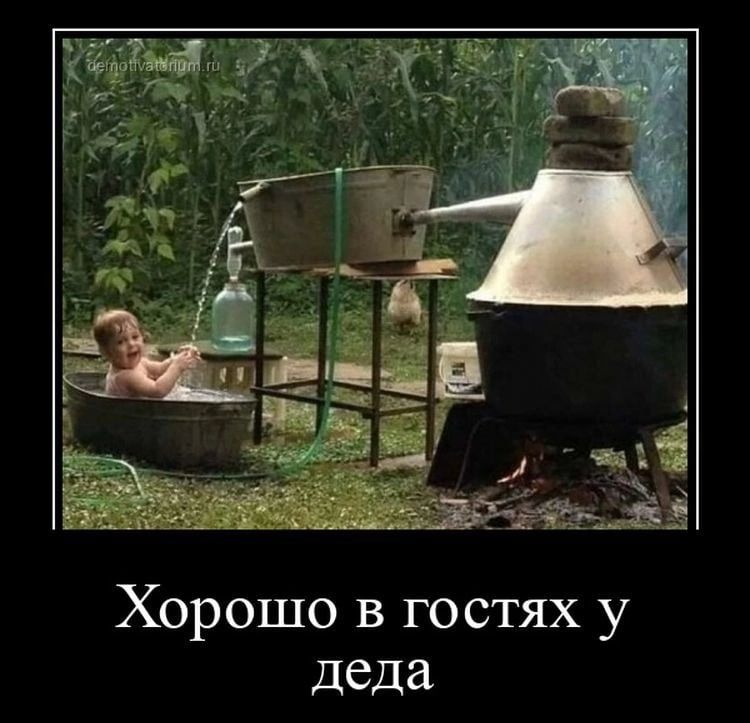 Хорошо в гостях у деда