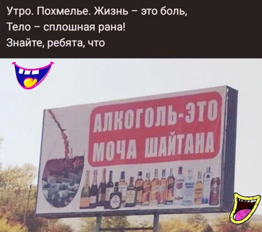 Утро Похмелье Жизнь это боль Тело сплошная рана Знайте ребята что