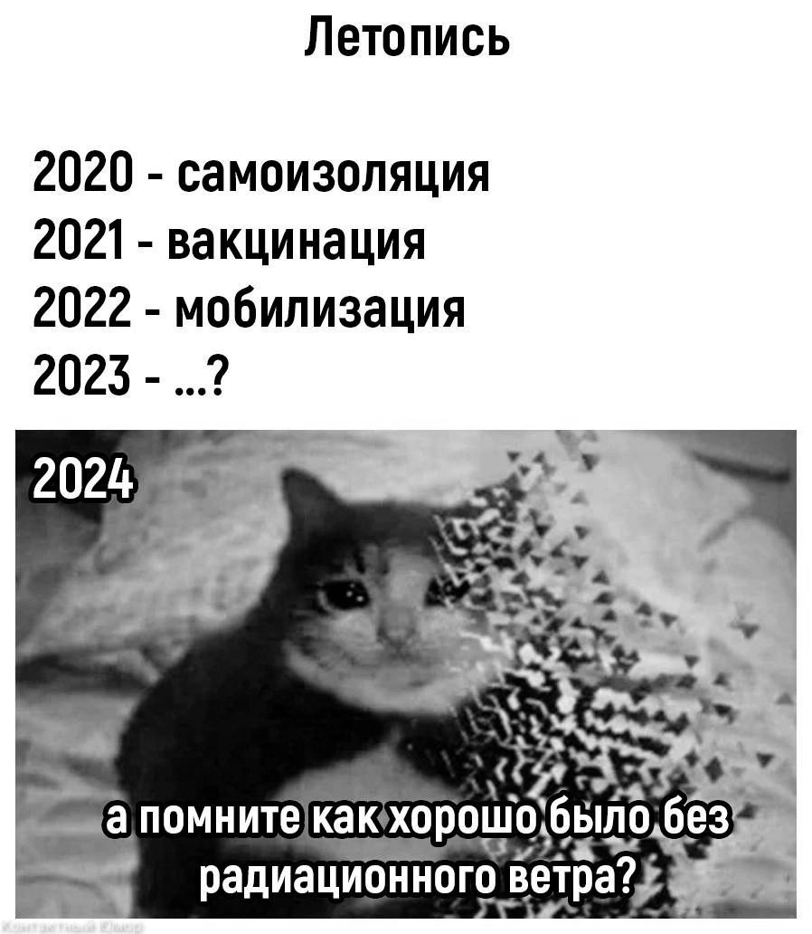 Летопись 2020 самоизопяция 2021 вакцинация 2022 мобилизация 2023 радиационного ветраі
