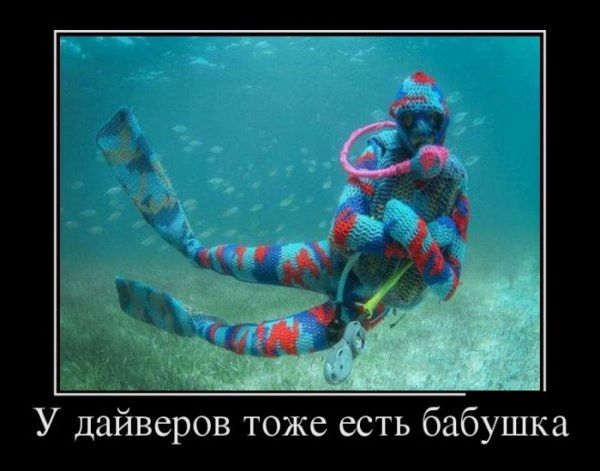 У дайверов тоже есть бабушка