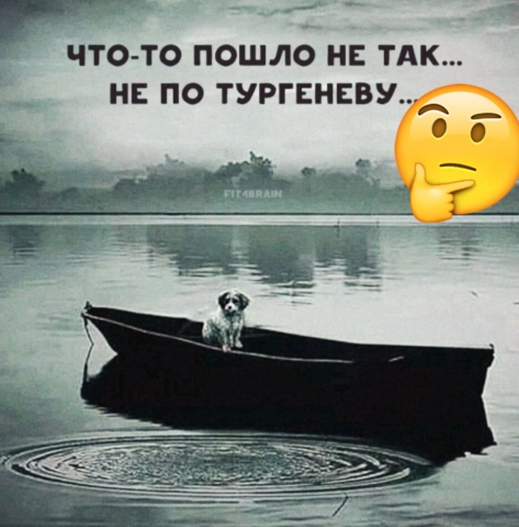 ЧТО ТО ПОШО НЕ ТАК НЕ ПО ТУРГЕНЕВУ