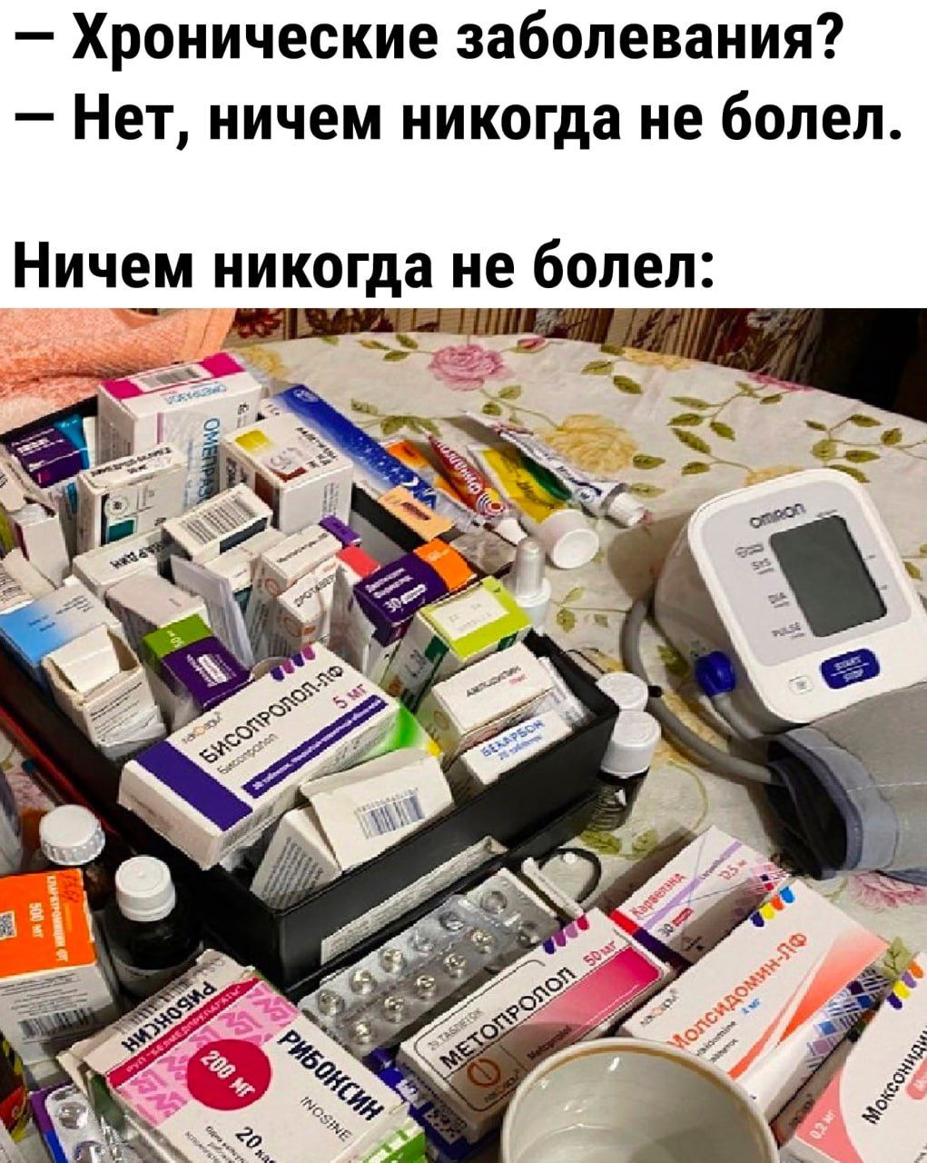 Хронические заболевания Нет ничем никогда не болел