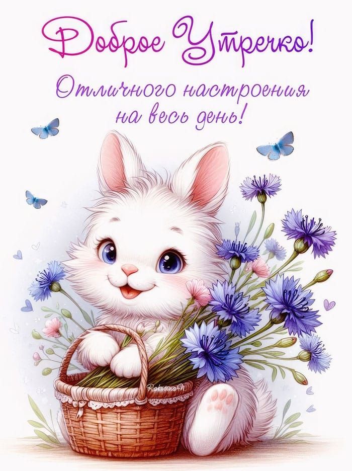 Доброе Утренко!
Отличного настроения на весь день!