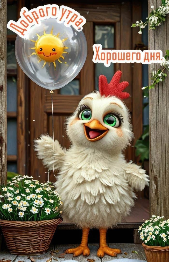 Доброе утро, Хорошего дня.
