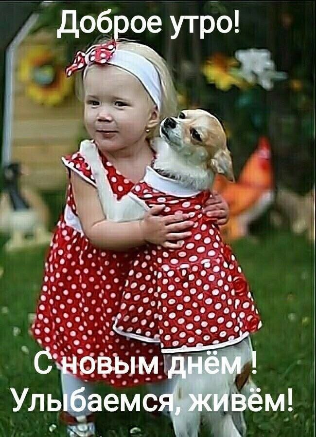 Доброе утро! С новым днём ! Улыбаемся, живём!