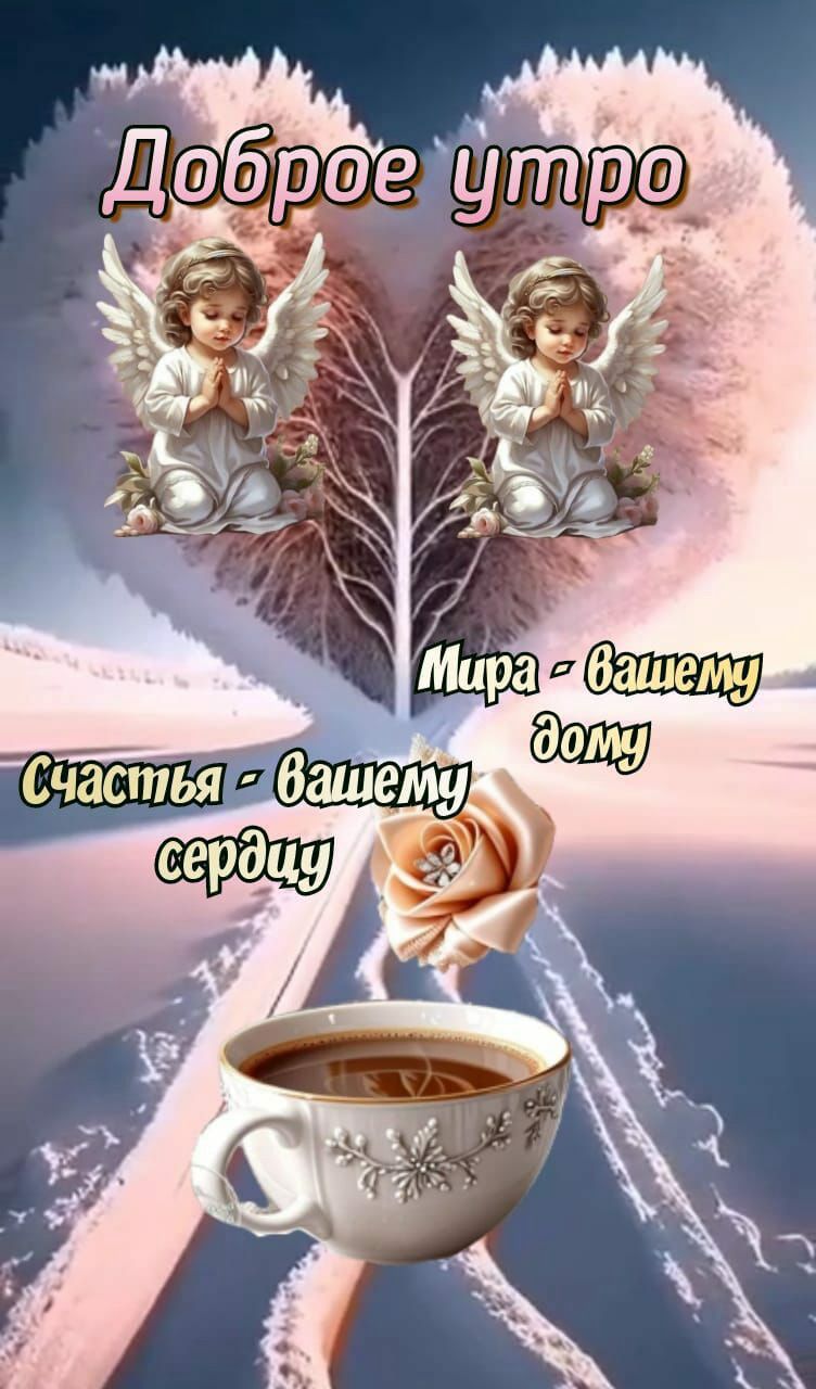 Доброе утро
Счастья - вашему сердцу
Мира - вашему дому