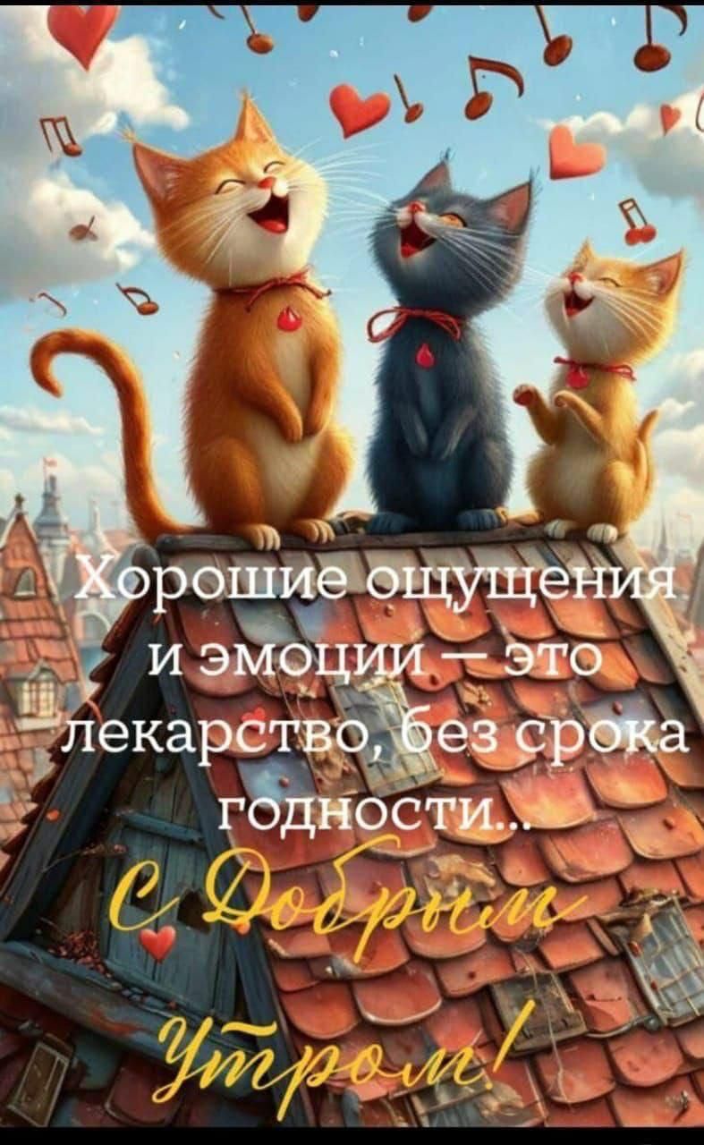 Хорошие ощущения и эмоции – это лекарство, без срока годности.. С Добрым Утром!