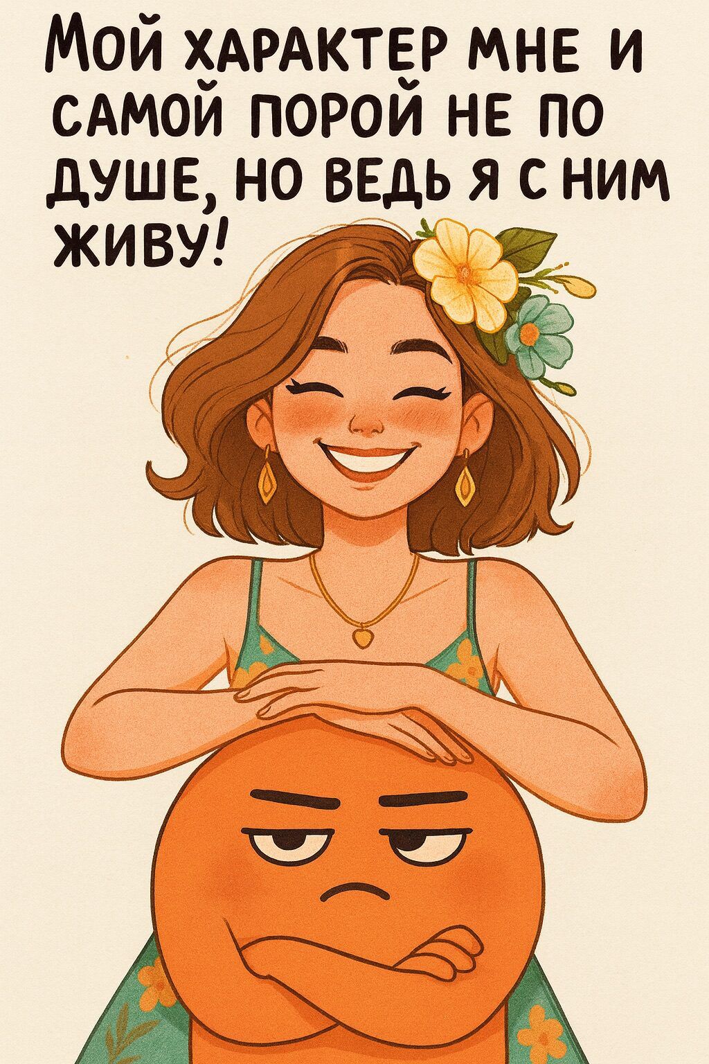 Мой характер мне и самой порой не по душе, но ведь я с ним живу!